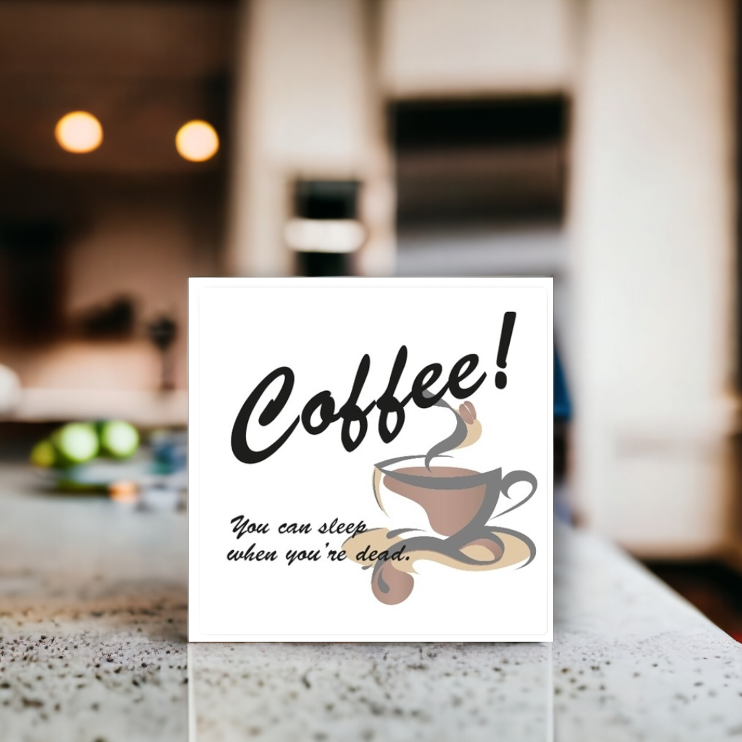 Coffee ! You can sleep.. Kakeldekor
