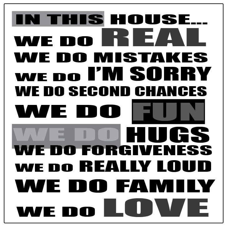 In this house Kakeldekor - 2