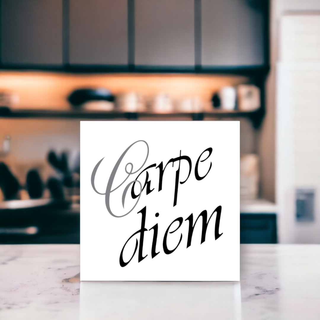 Carpe diem Kakeldekor
