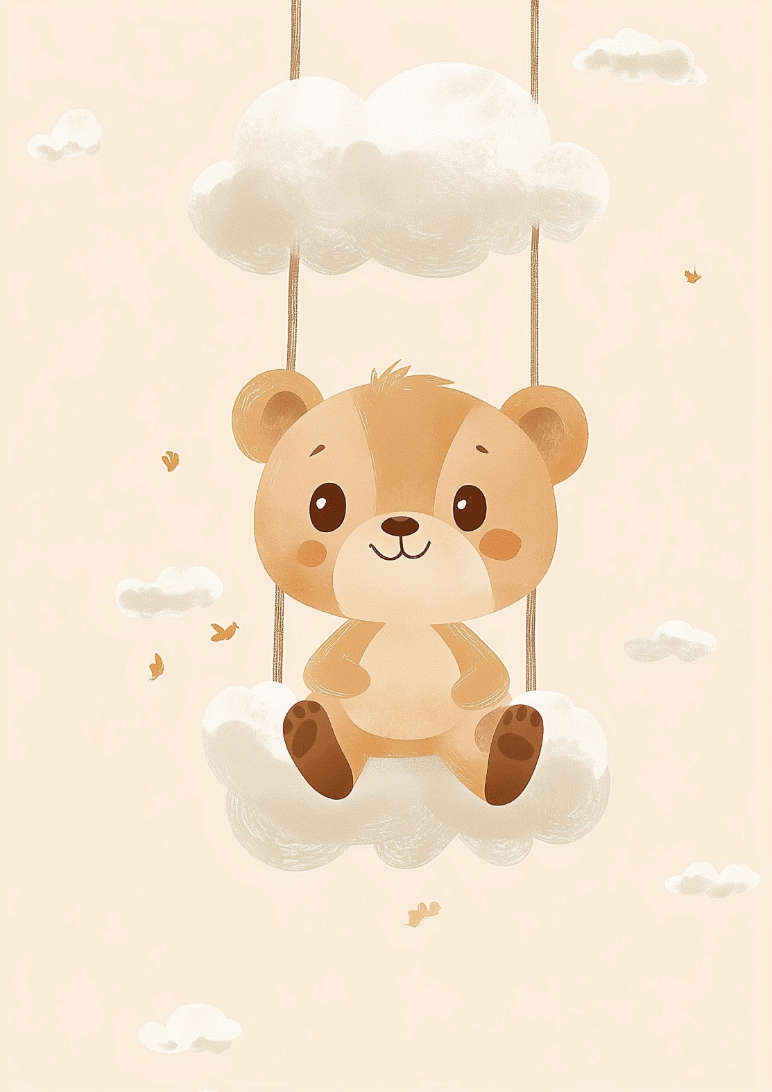 Gungande teddy poster - 2