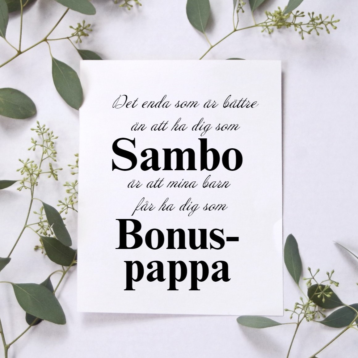 Ha dig som Sambo - Bonuspappa Poster