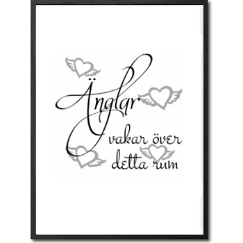 Änglar vakar Poster