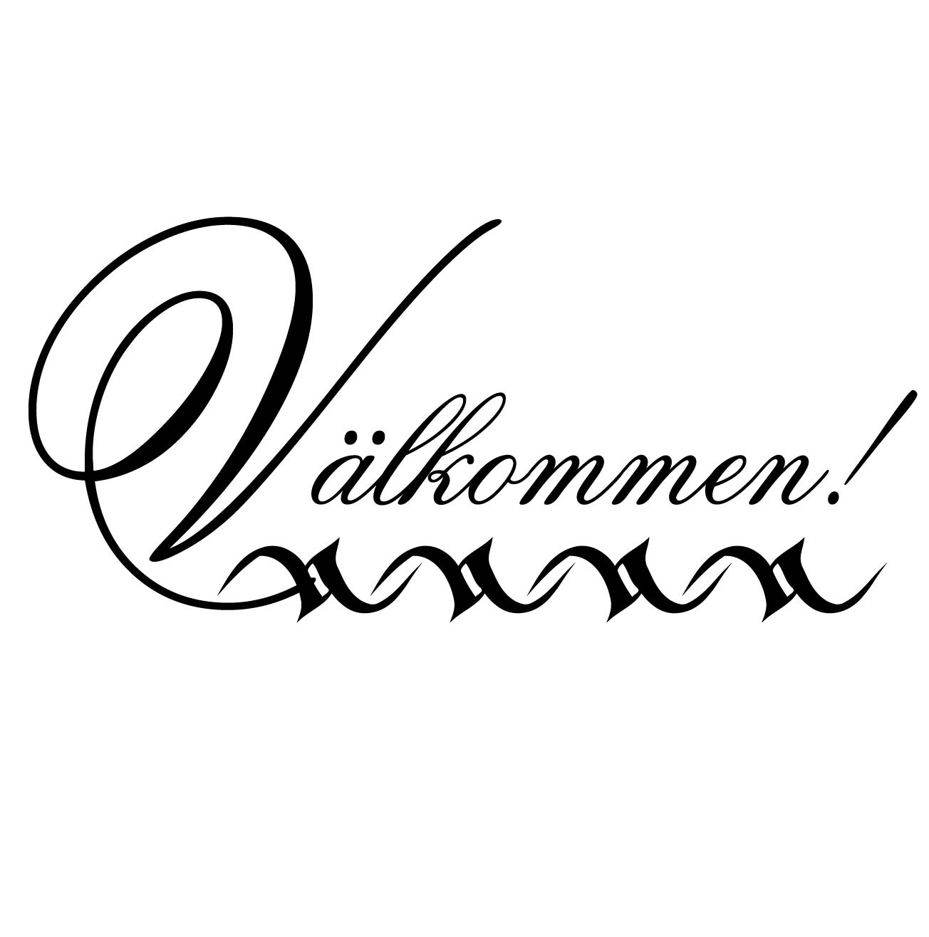 Välkommen Ornament Väggord - 2
