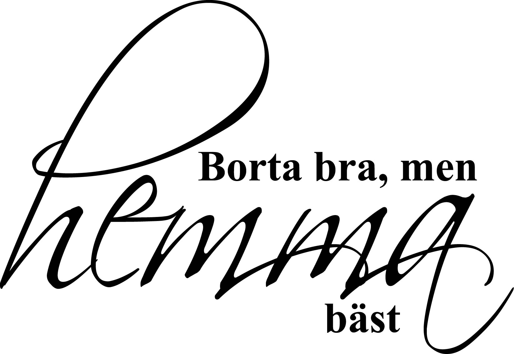 Borta bra Väggord - 2