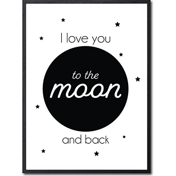 I love you to the moon and back Poster