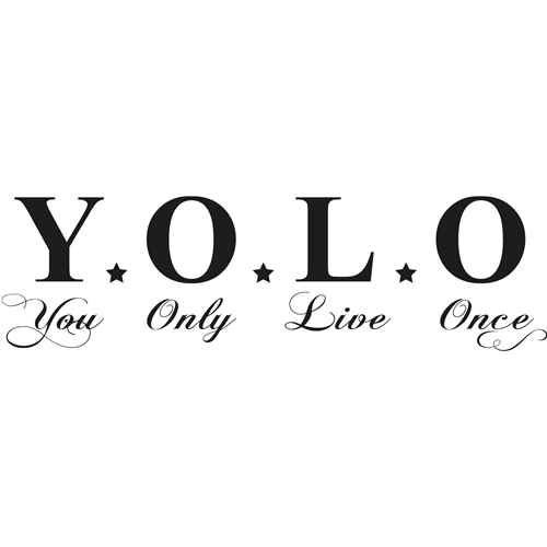 Y.O.L.O Väggord
