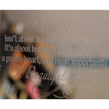 Beauty isn't about having a pretty face...