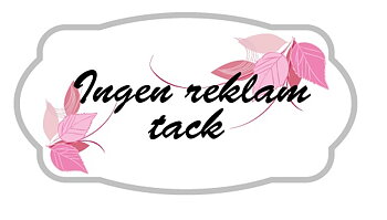 Ingen reklam tack Blomster
