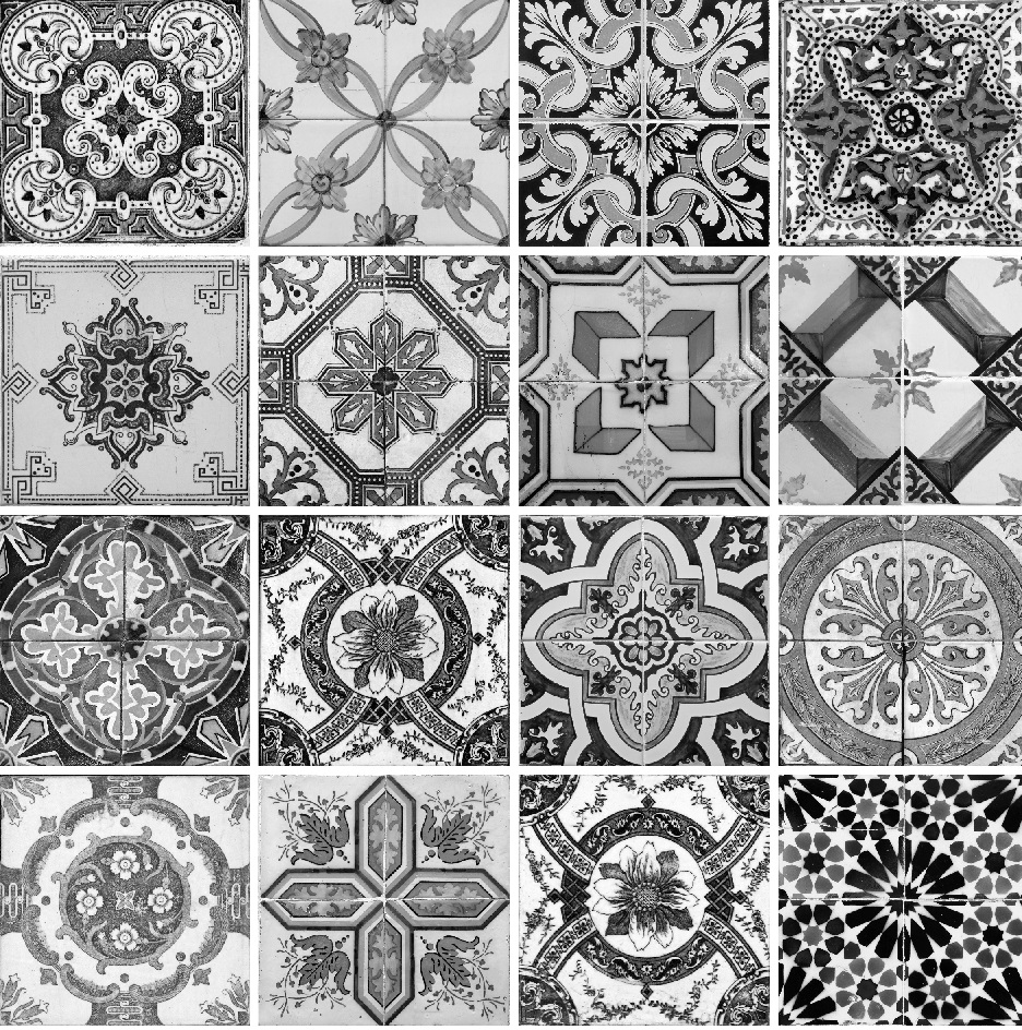 Vintage/Marrakech Gråskala 16-pack - 2