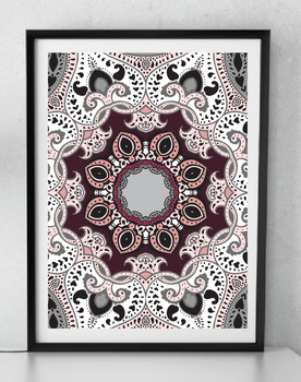 Vinröd Marrakech Poster