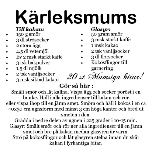 Kärleksmums