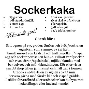 Sockerkaka