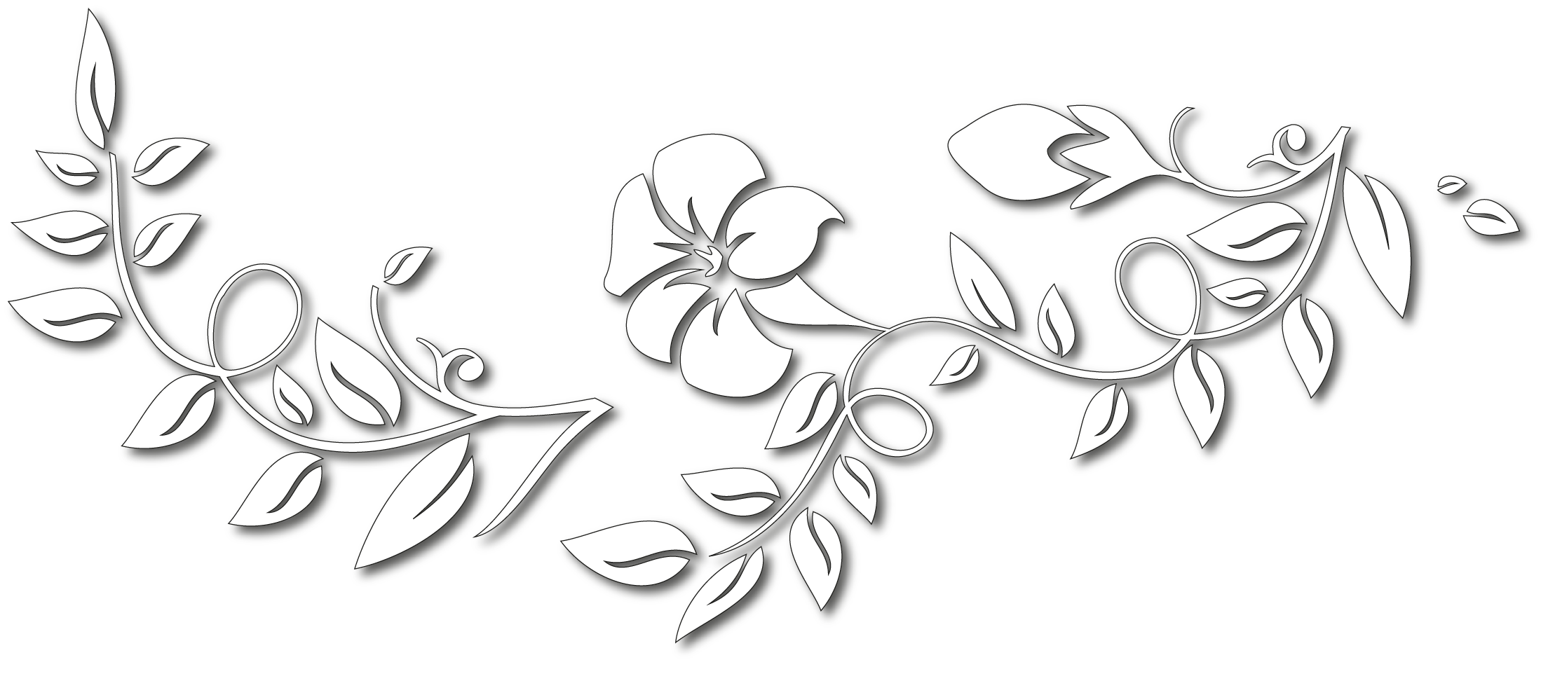 Floral Husvagnsdekal - 4