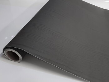 Mörkgrå Trä Dekorplast 50 cm bredd Löpmeter