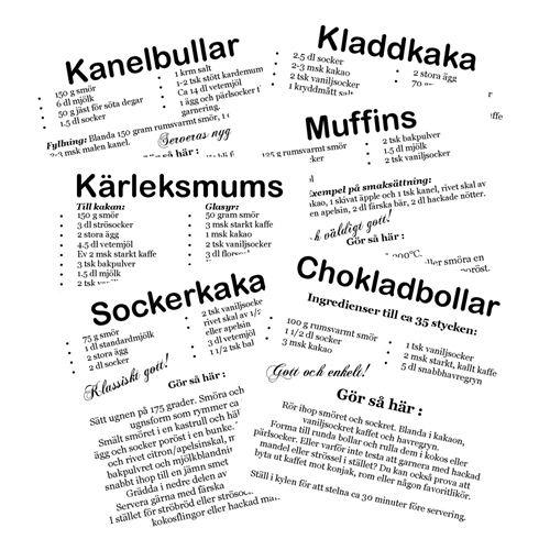 Klassiska bakverk Samling