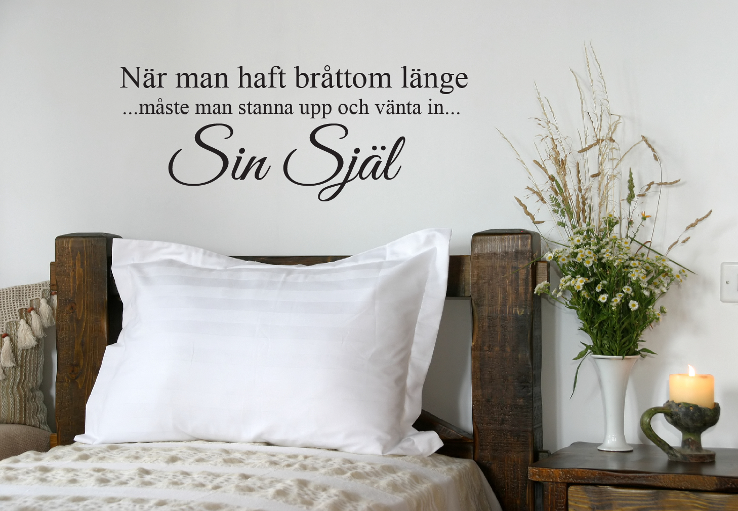 När man haft bråttom länge Väggord - 2