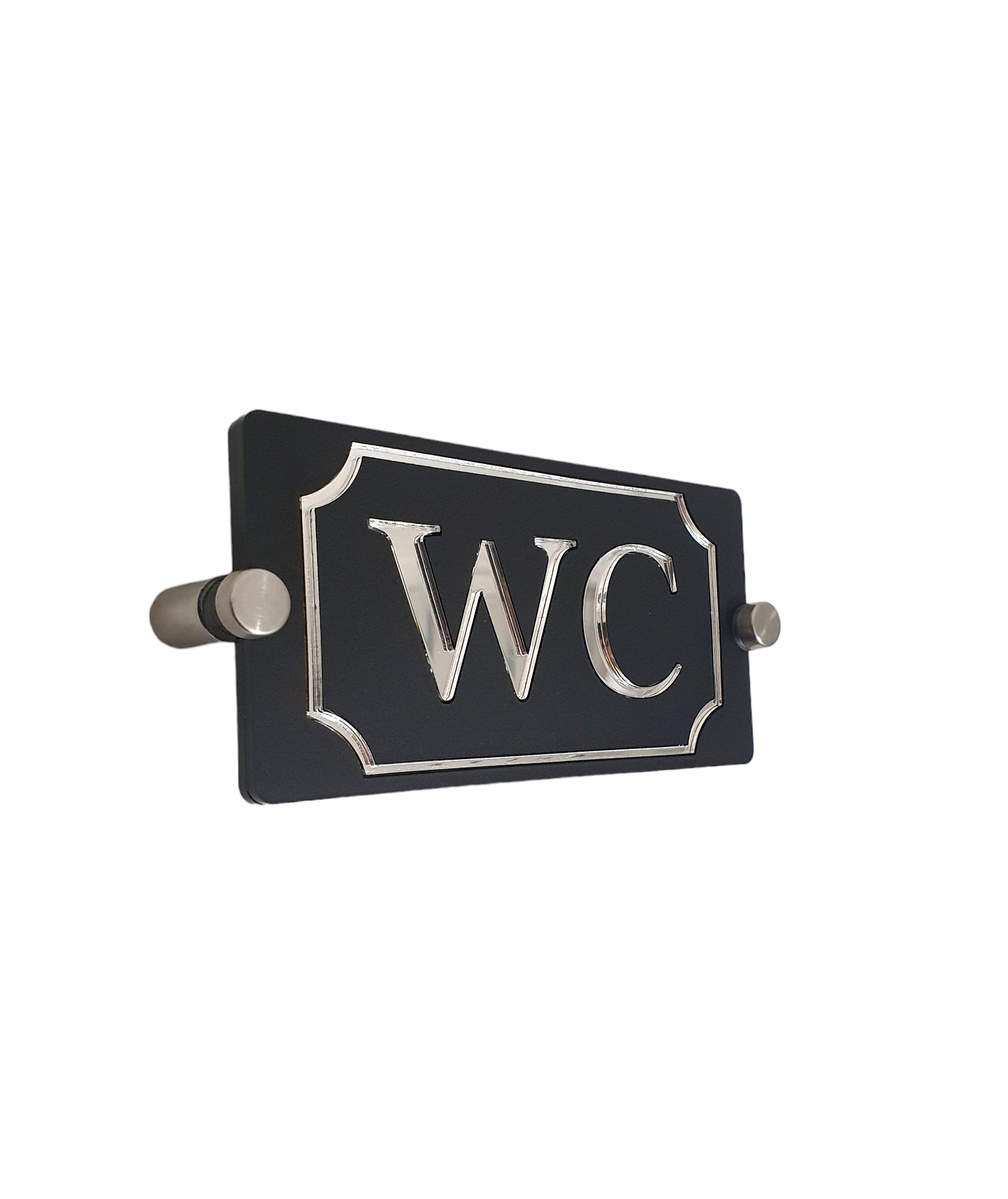 WC-skylt Exklusiv Spegelyta - 5