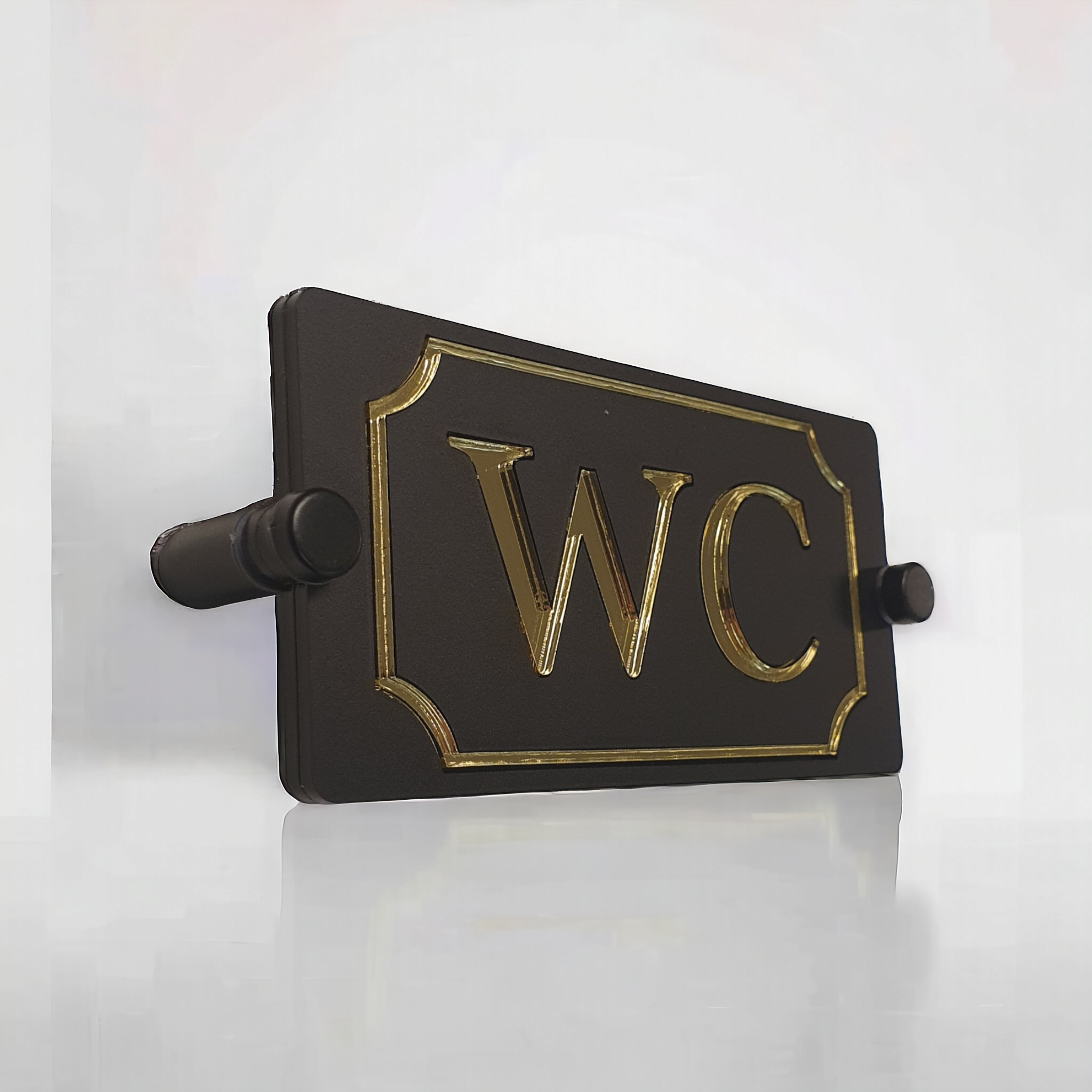 WC-skylt Exklusiv Spegelyta - 6