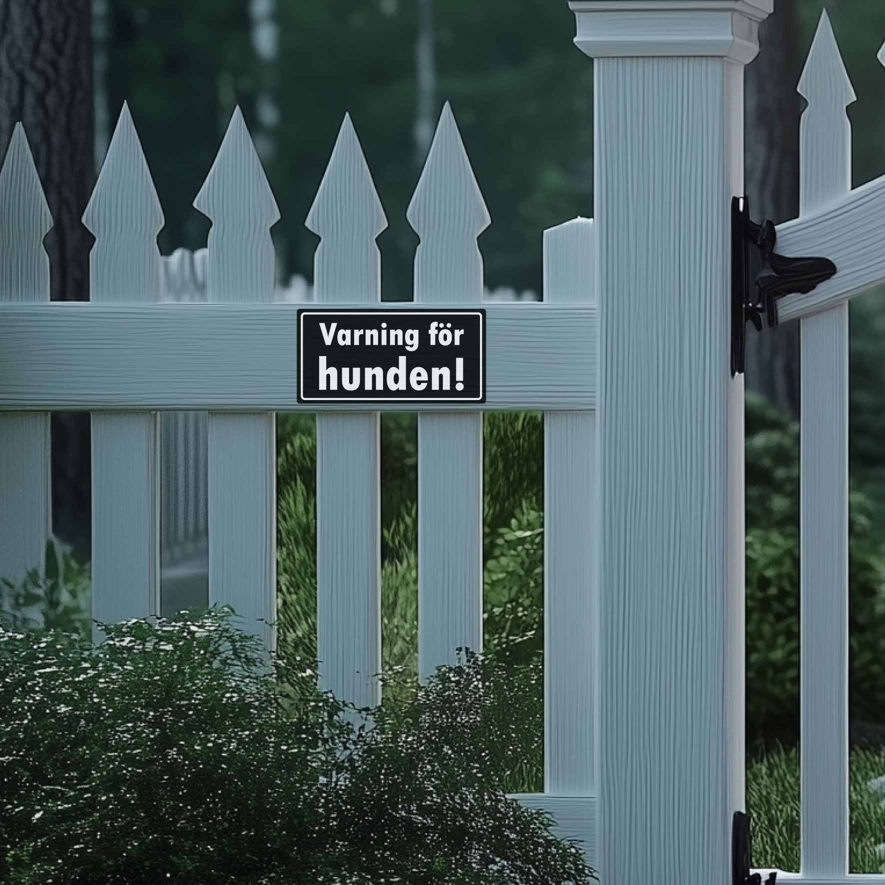 Varning för hunden! Gravyr - 2