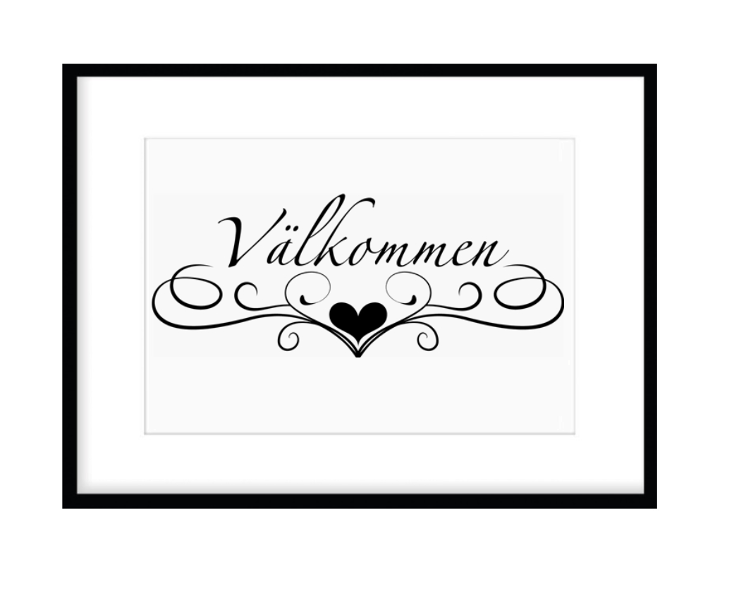 Välkommen Poster