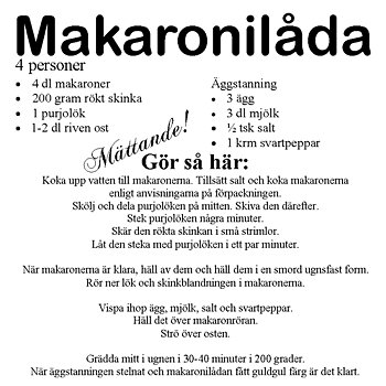 Makaronilåda