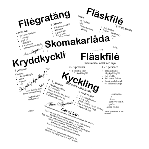 Enkla festliga recept Samling