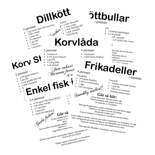 Recept för stora & små Samling