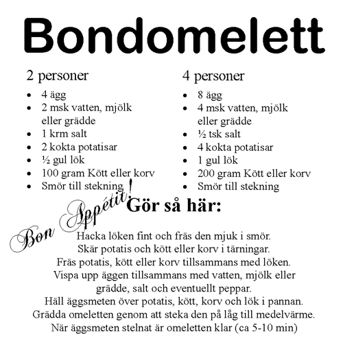 Bondomelett