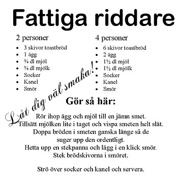 Fattiga Riddare