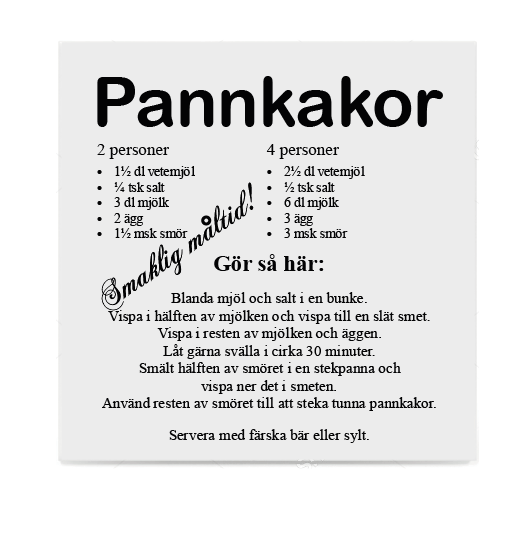 Pannkakor