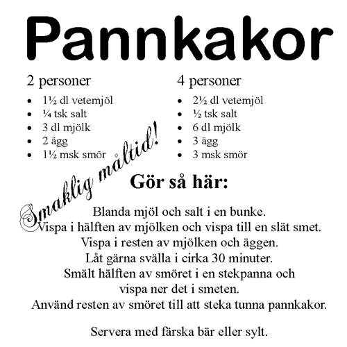 Pannkakor - 2