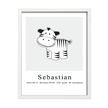 Doptavla Zebra Poster