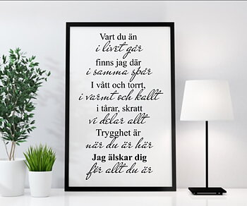 Älskar dig för allt du är