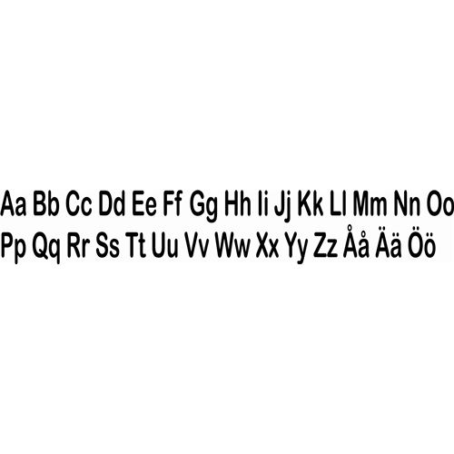 Alfabetet Väggdekor - 2