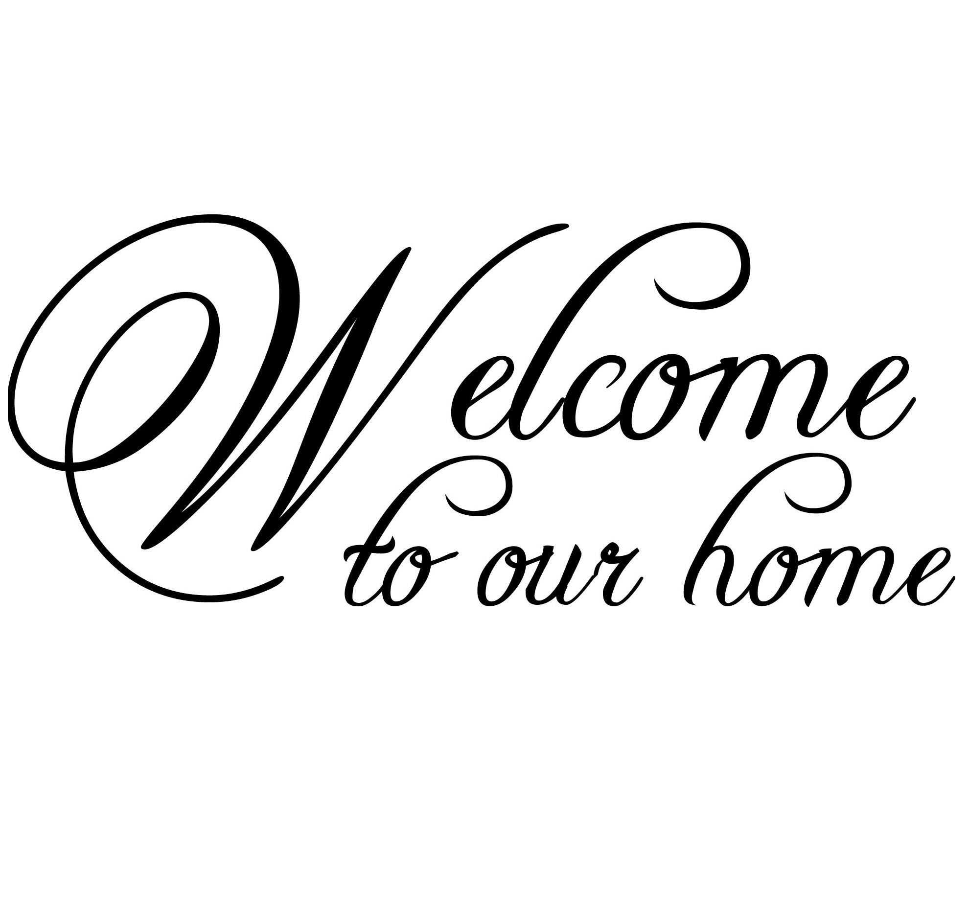 Welcome to our home Väggord - 2