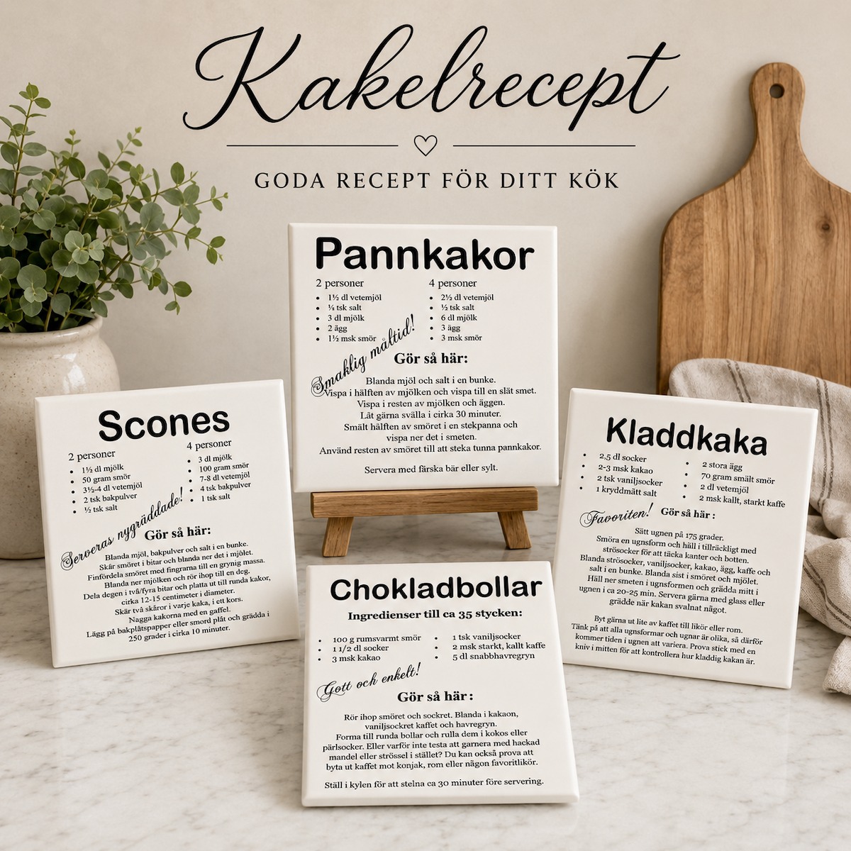 Kakelrecept