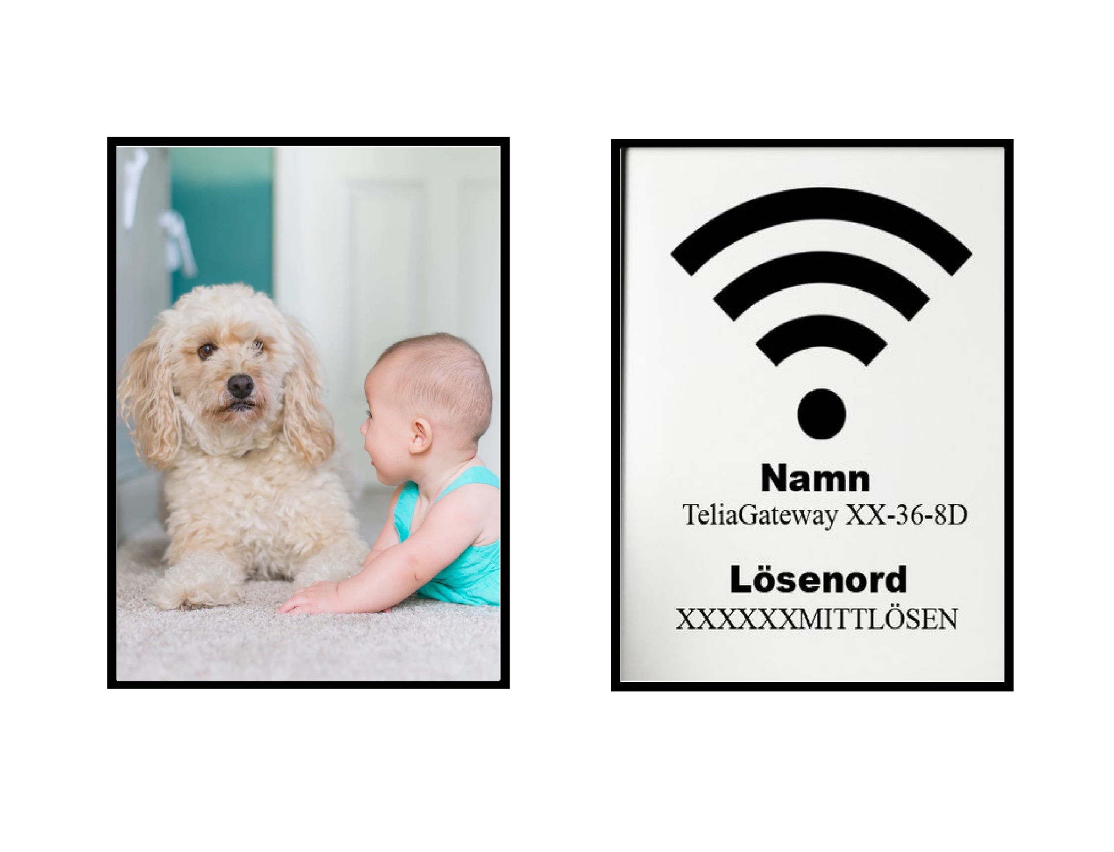 Egen design & namnposters