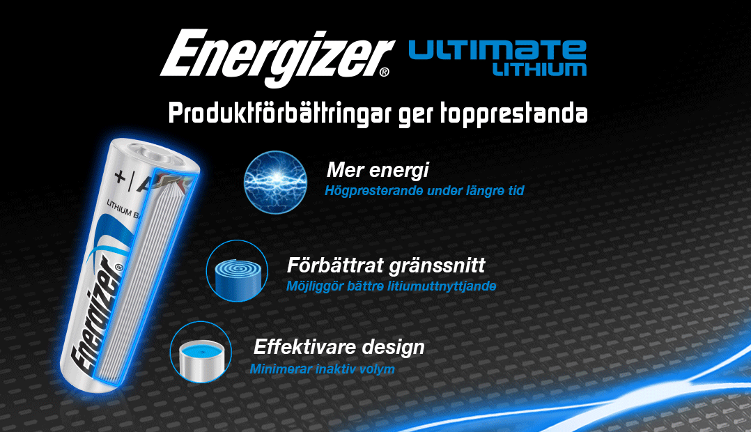 Energizer® Ultimate Lithium™ - AA batterier - 4-pack - 3
