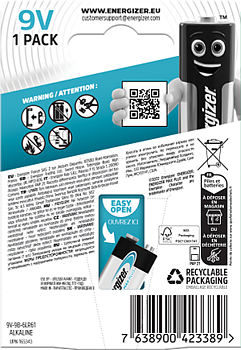 ENERGIZER MAX PLUS 9V 1-PACK