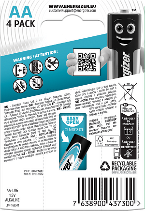 ENERGIZER MAX PLUS AA 4-PACK - 2