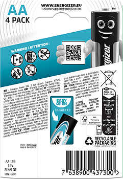 ENERGIZER MAX PLUS AA 4-PACK