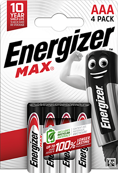 ENERGIZER MAX AAA 4-PACK