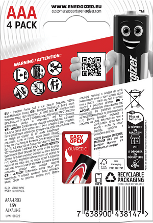 ENERGIZER MAX AAA 4-PACK - 2