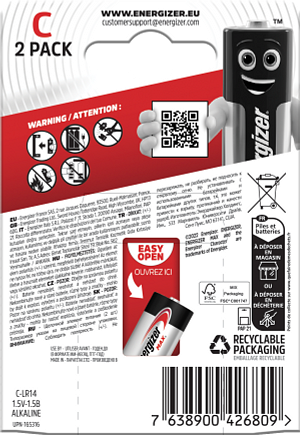 ENERGIZER MAX C 2-PACK - 2
