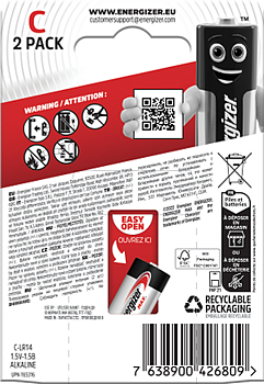 ENERGIZER MAX C 2-PACK