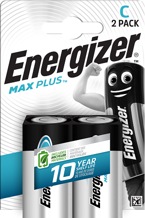 ENERGIZER MAX PLUS C 2-PACK