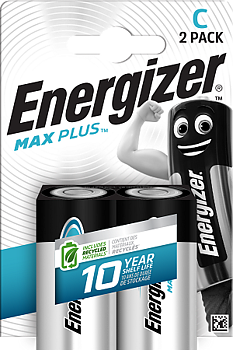 ENERGIZER MAX PLUS C 2-PACK