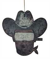 Metallskylt "Cowboy"