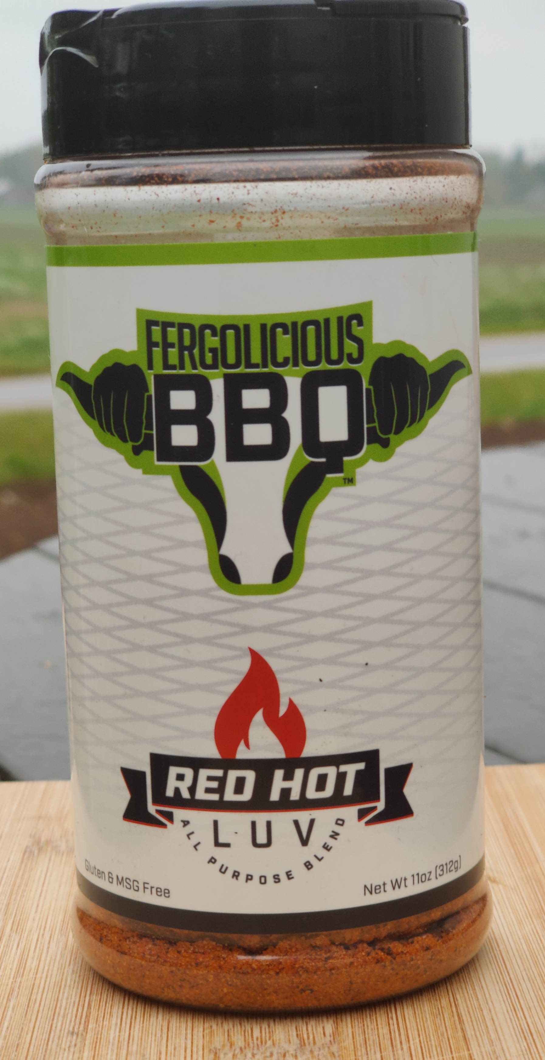Fergolicious BBQ Red Hot Luv Rub, 312 g