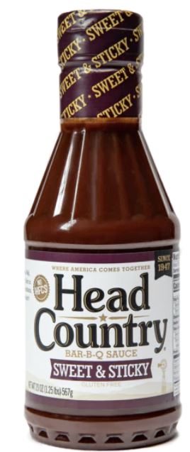 Head Country Sweet & Sticky BBQ Sauce 567 gr